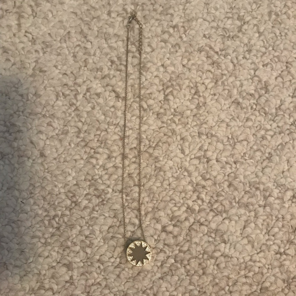 Taupe House of Harlow Diamond Necklace